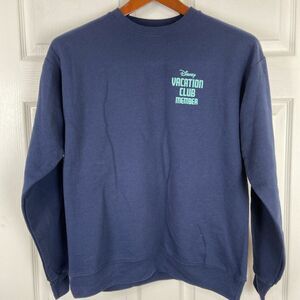 Disney Parks Vacation Club Mickey Mouse Navy Blue Crewneck Sweatshirt sz M